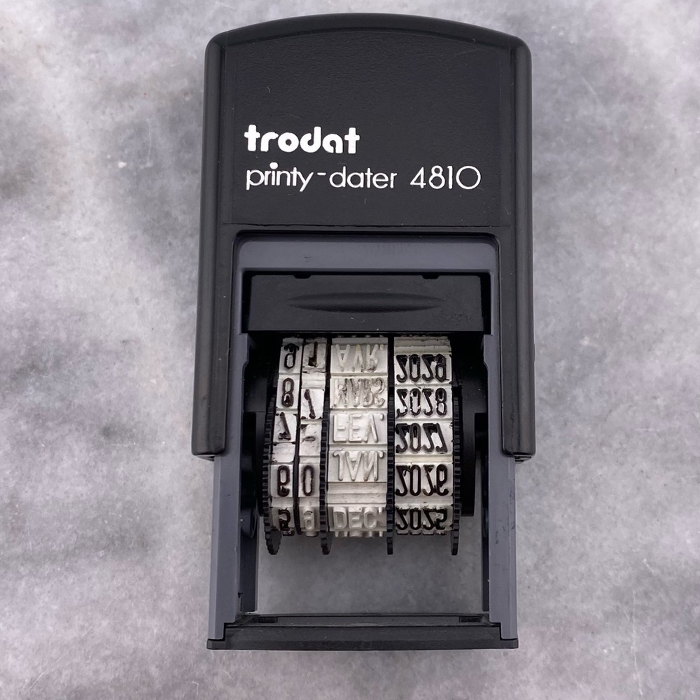 💥  2 for 12 or 4 for 20 💥 Trodat dater stamp